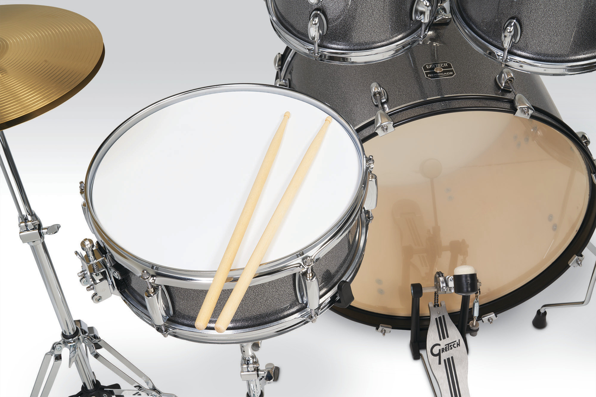 Gretsch Renegade 22'' - 5 FÛts - Grey Sparkle - Rock drum kit - Variation 3
