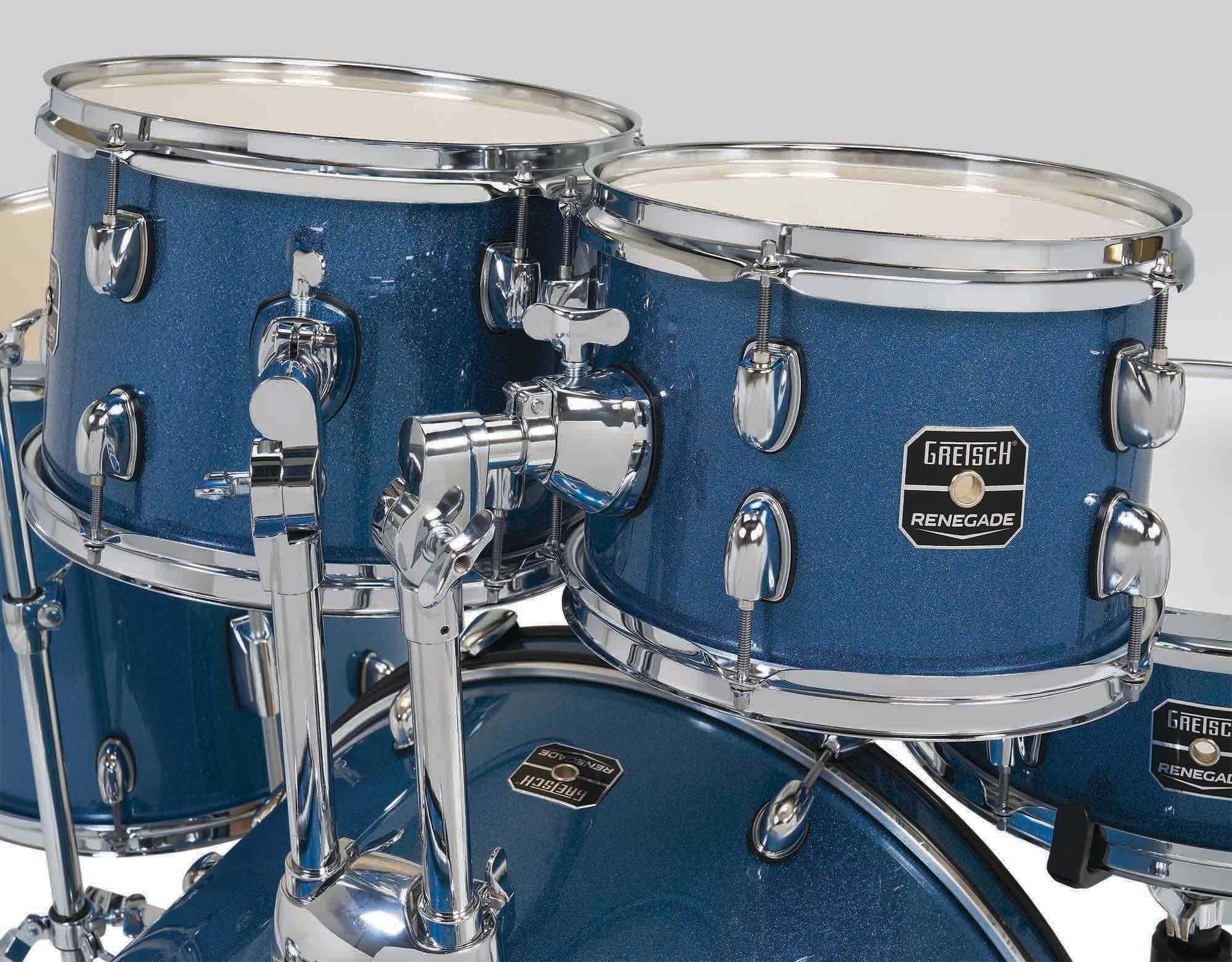 Gretsch Renegade 22'' - 5 FÛts - Blue Sparkle - Rock drum kit - Variation 3