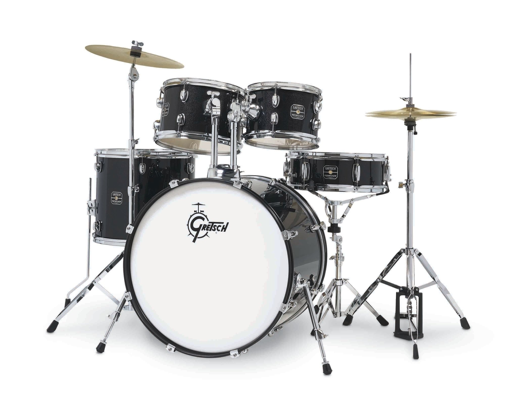 Gretsch Renegade 22'' - 5 FÛts - Black Mist - Rock drum kit - Variation 5
