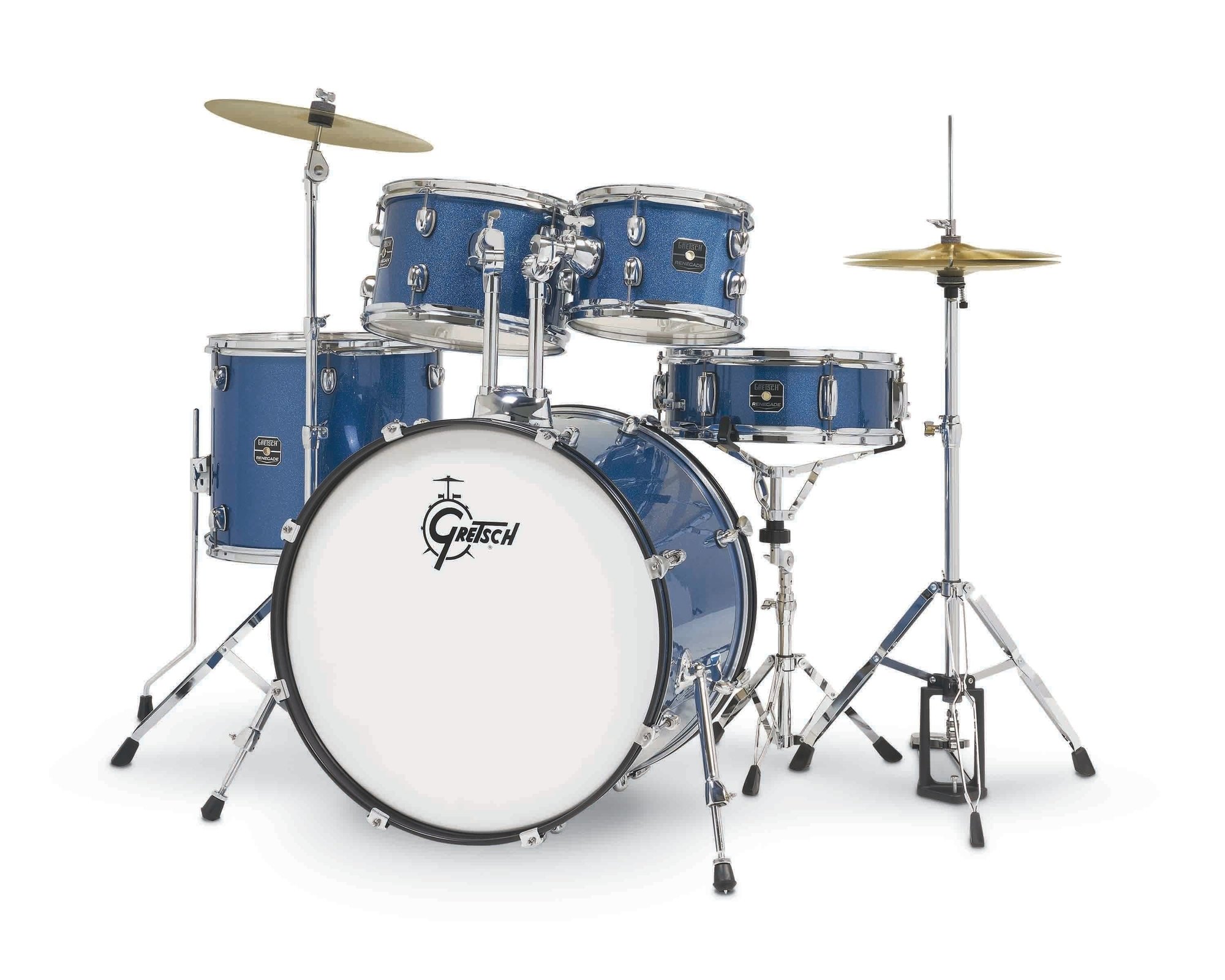 Gretsch Renegade 22'' - 5 FÛts - Blue Sparkle - Rock drum kit - Variation 5