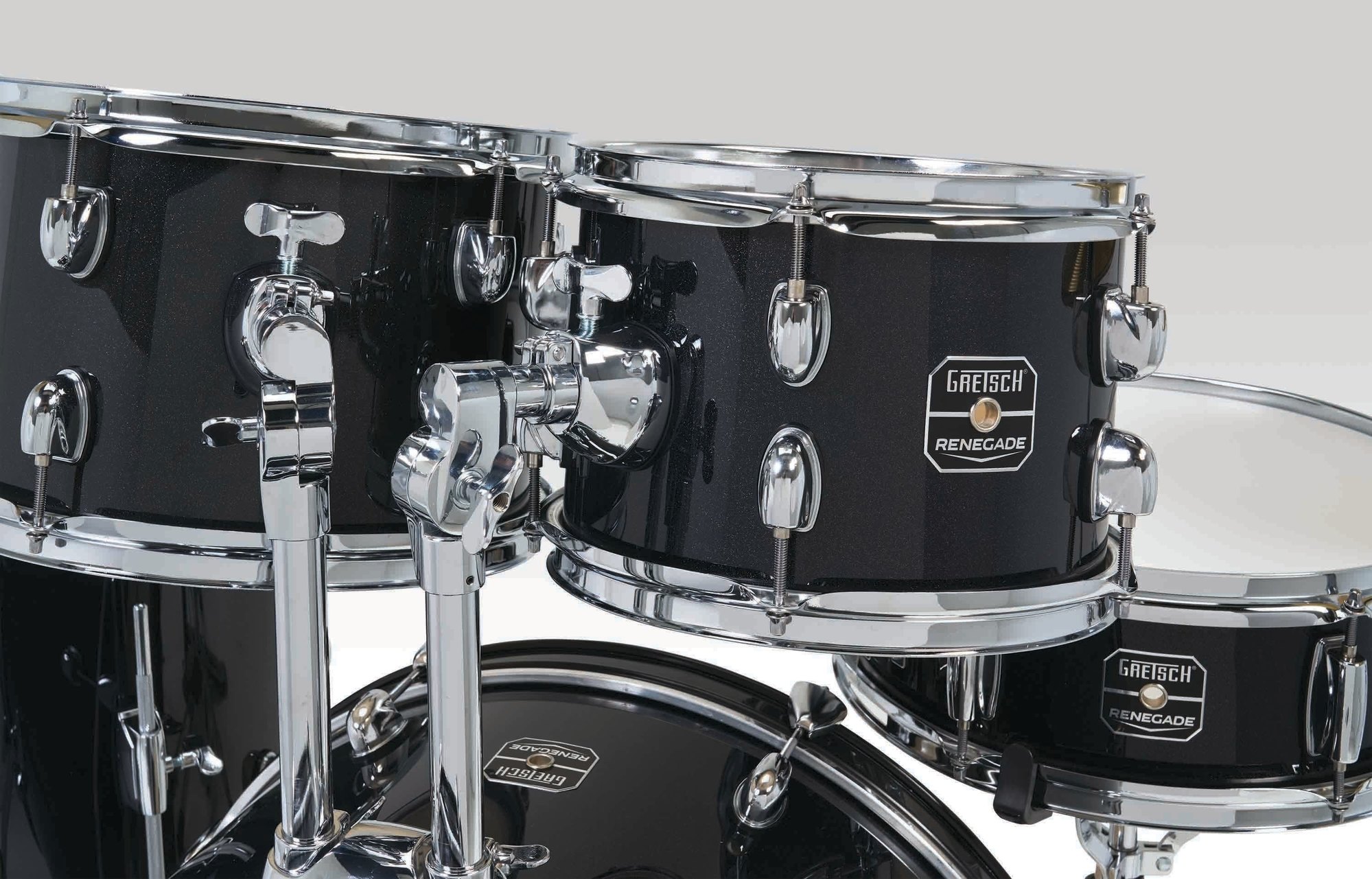 Gretsch Renegade 22'' - 5 FÛts - Black Mist - Rock drum kit - Variation 6