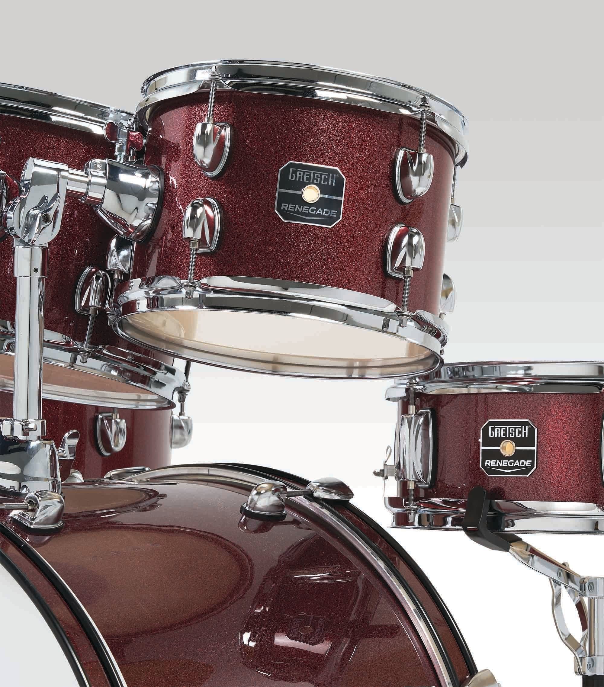 Gretsch Renegade 22'' - 5 FÛts - Ruby Sparkle - Rock drum kit - Variation 6