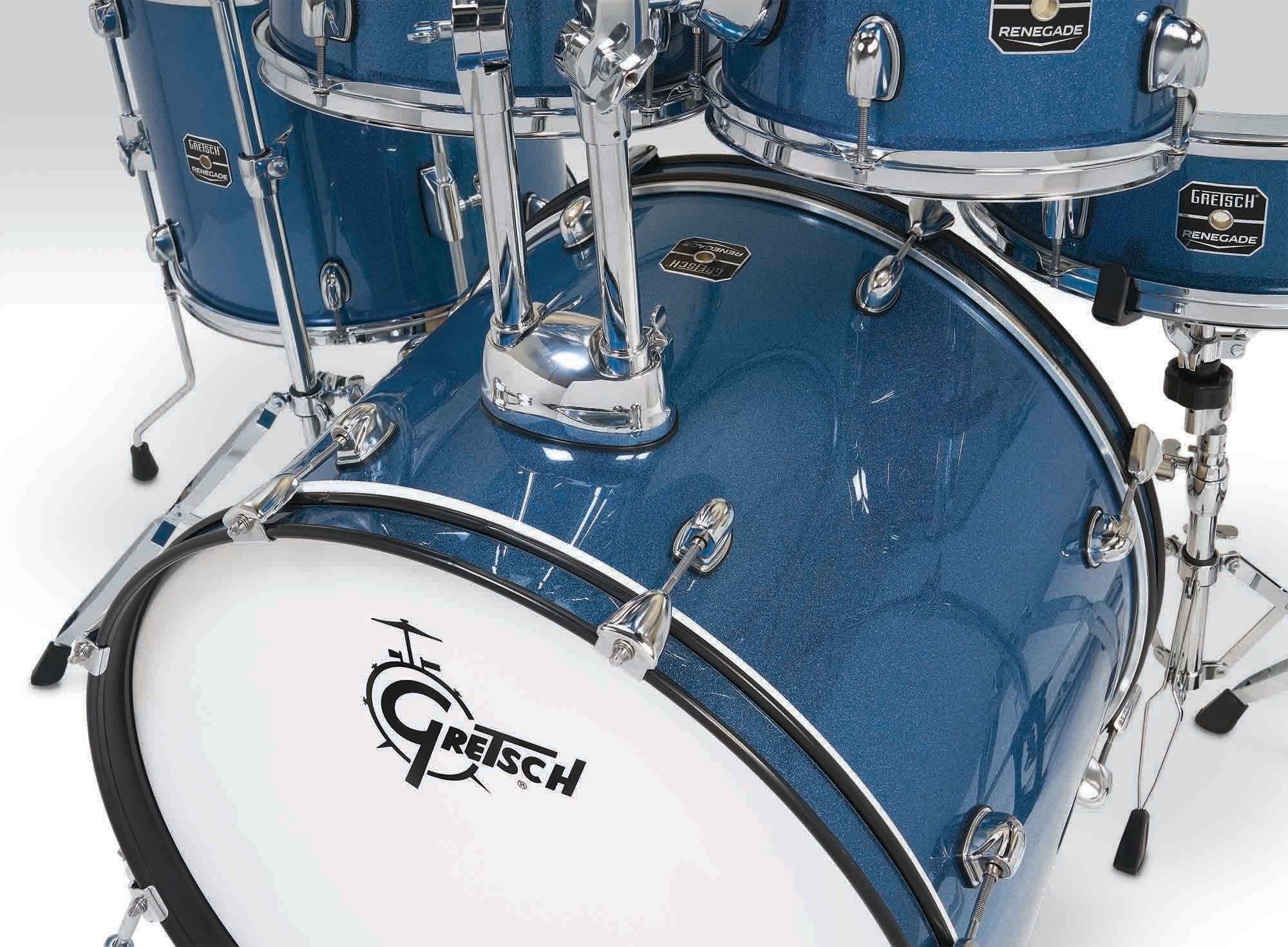 Gretsch Renegade 22'' - 5 FÛts - Blue Sparkle - Rock drum kit - Variation 6