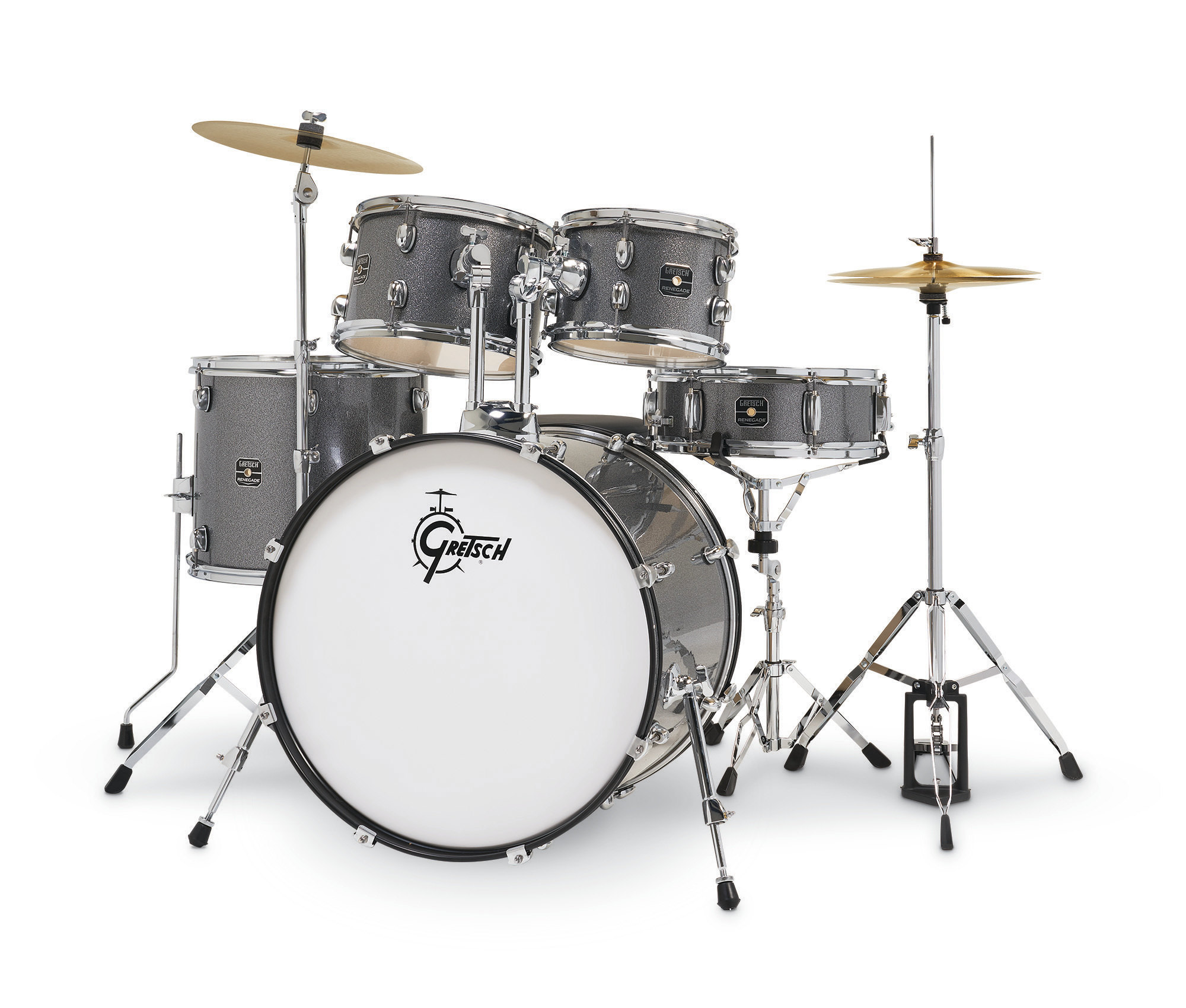 Gretsch Renegade 22'' - 5 FÛts - Grey Sparkle - Rock drum kit - Variation 7