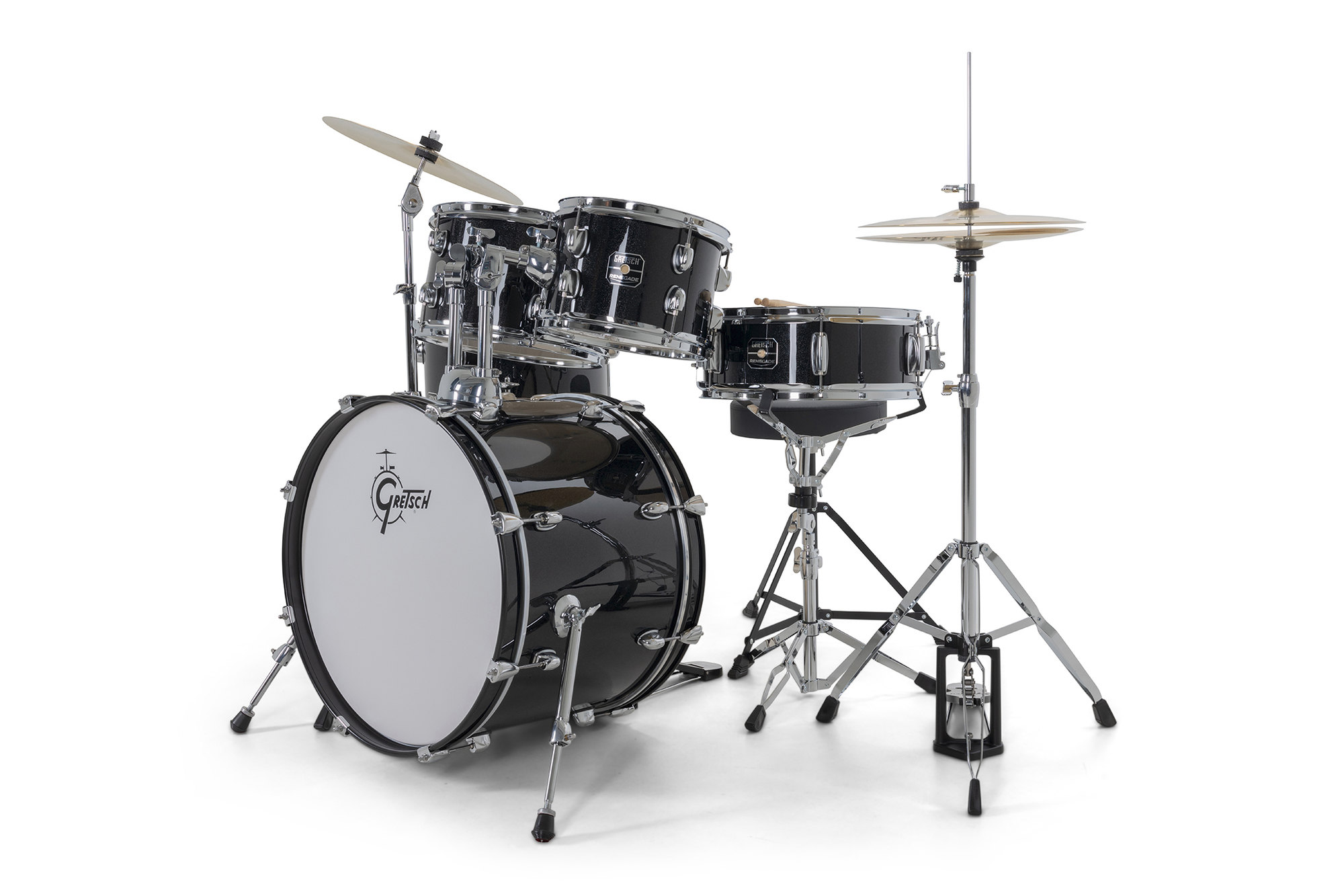 Gretsch Renegade Drum Set - 5 FÛts - Black Mist - Junior drum kit - Variation 2