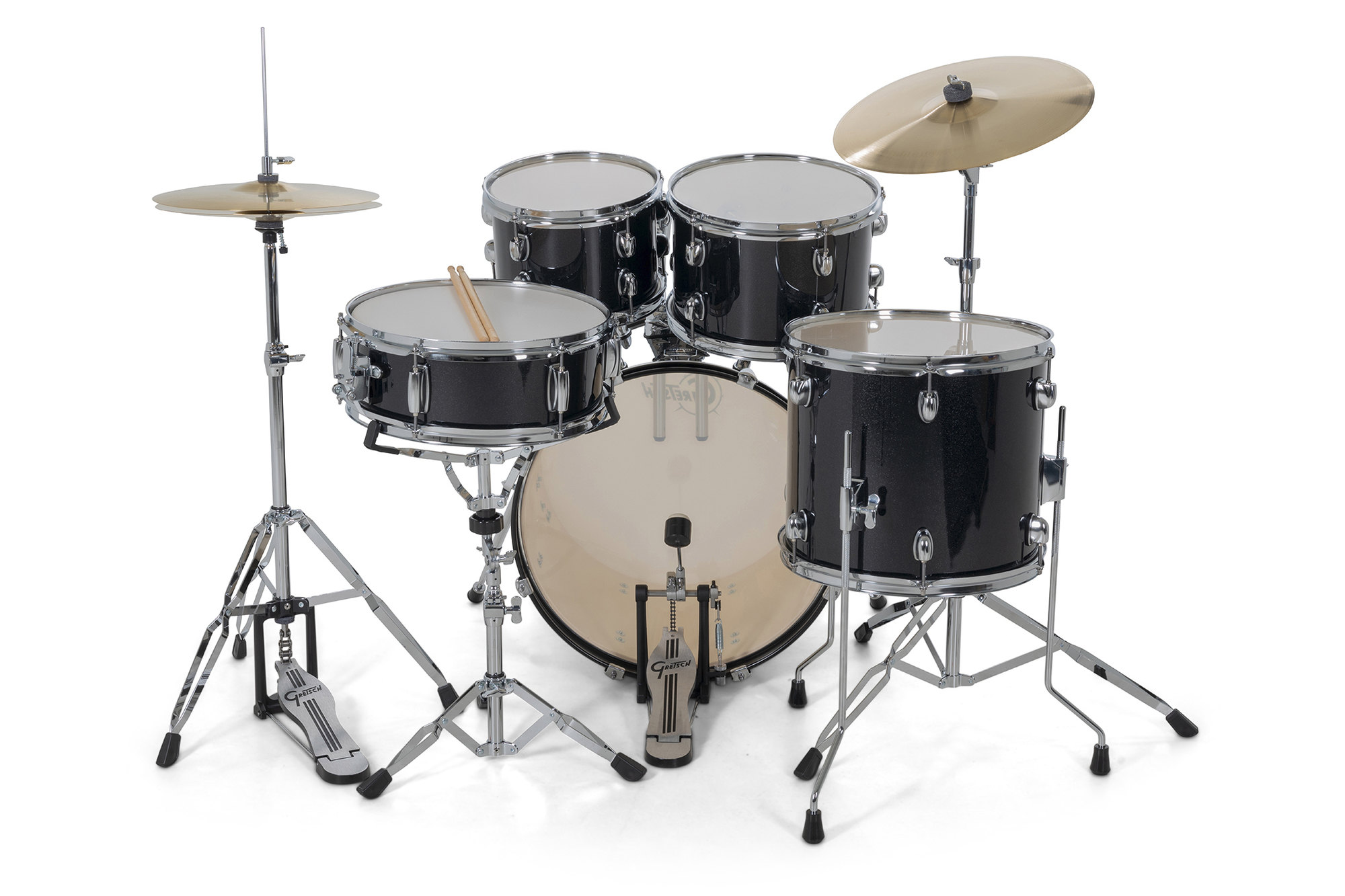 Gretsch Renegade Drum Set - 5 FÛts - Black Mist - Junior drum kit - Variation 5