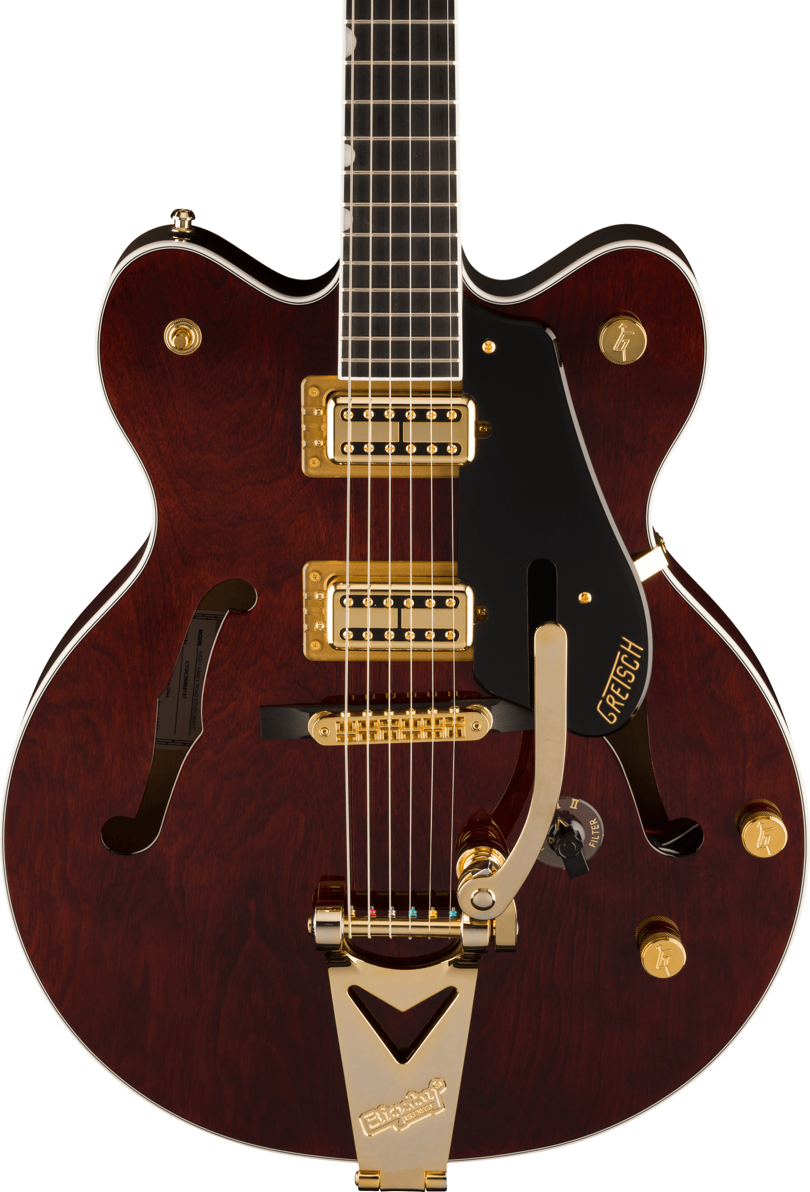 Gretsch Rs201 Studiomatic Abbey Road Ltd 2h Trem Eb - Emb 19/11 - Classic Walnut Stain - Semi-hollow electric guitar - Variation 3