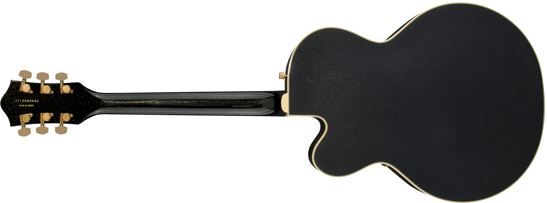 Gretsch Steve Wariner G6120t-sw Nashville Japon Signature Hh Bigsby Eb - Magic Black - Semi-hollow electric guitar - Variation 1