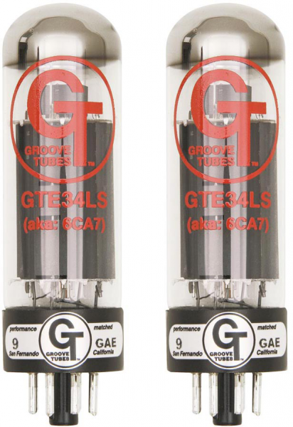 Amp tube Groove tubes GT-E34LS Medium Matched Pair