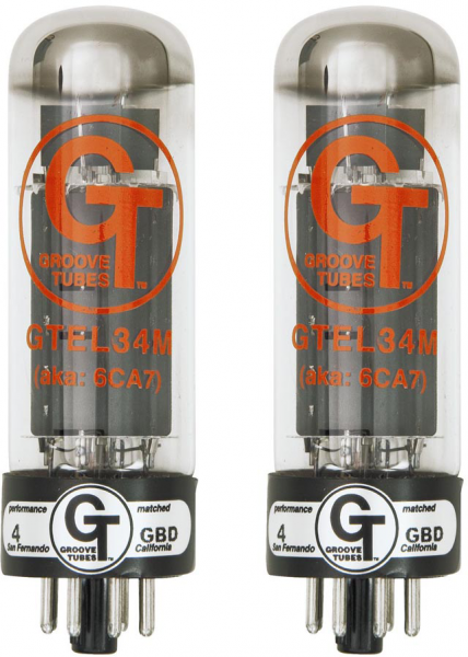 Amp tube Groove tubes GT-EL34M Medium Matched Pair