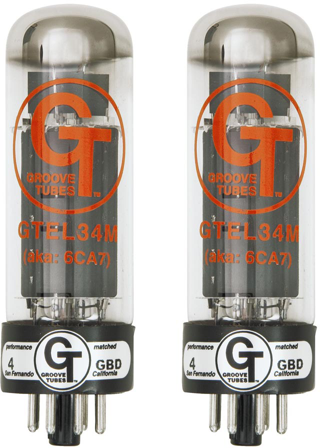 Groove tubes GTEL34M Medium Matched Pair Amp tube
