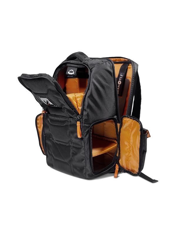 Gruv Gear Club Bag - Sac A Dos Tech Flight-smart - Black-ora - Advertising backpack - Variation 2