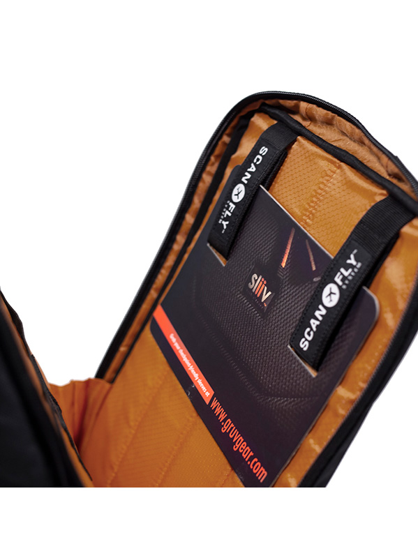 Gruv Gear Club Bag - Sac A Dos Tech Flight-smart - Black-ora - Advertising backpack - Variation 1