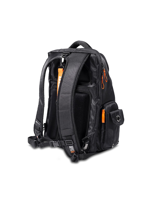 Gruv Gear Club Bag - Sac A Dos Tech Flight-smart - Black-ora - Advertising backpack - Variation 4