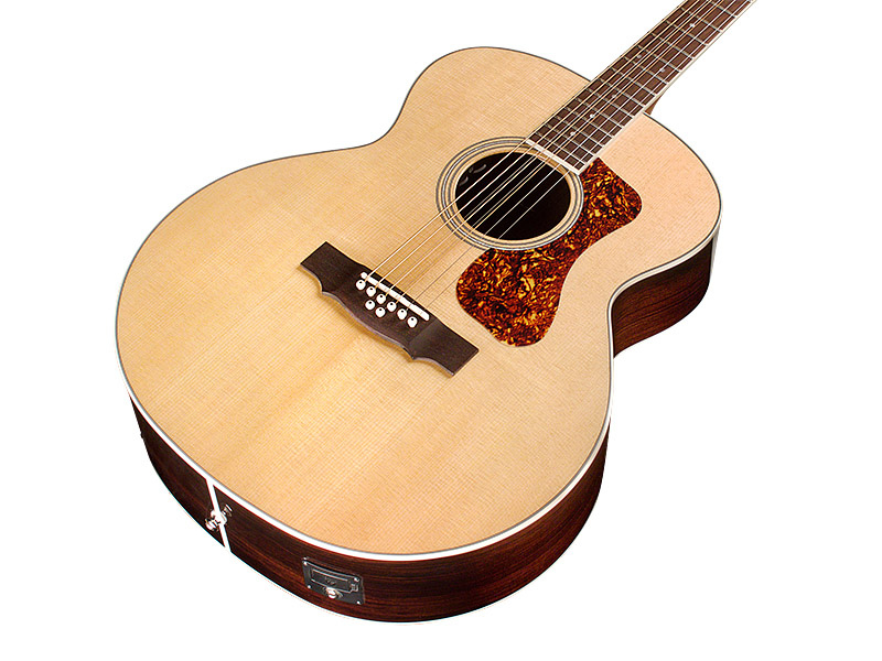 Guild Bt-258e Deluxe 8-string Baritone Newark St 8c Epicea Palissandre Pf - Natural - Electro acoustic guitar - Variation 2