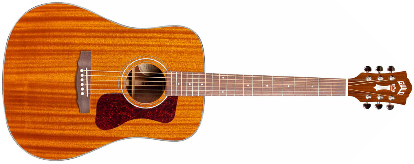 Guild D-120 Westerly Dreadnought Tout Acajou Rw +housse - Natural - Acoustic guitar & electro - Main picture