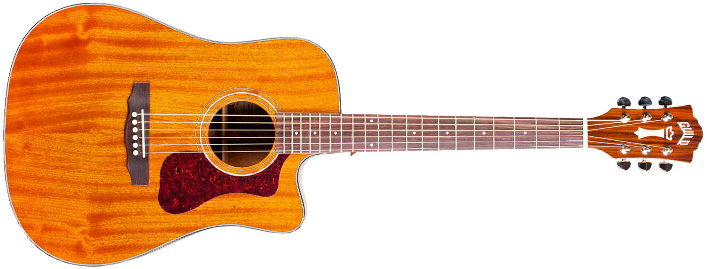 Guild D-120ce Westerly Dreadnought Cw Tout Acajou Rw +housse - Natural - Electro acoustic guitar - Main picture