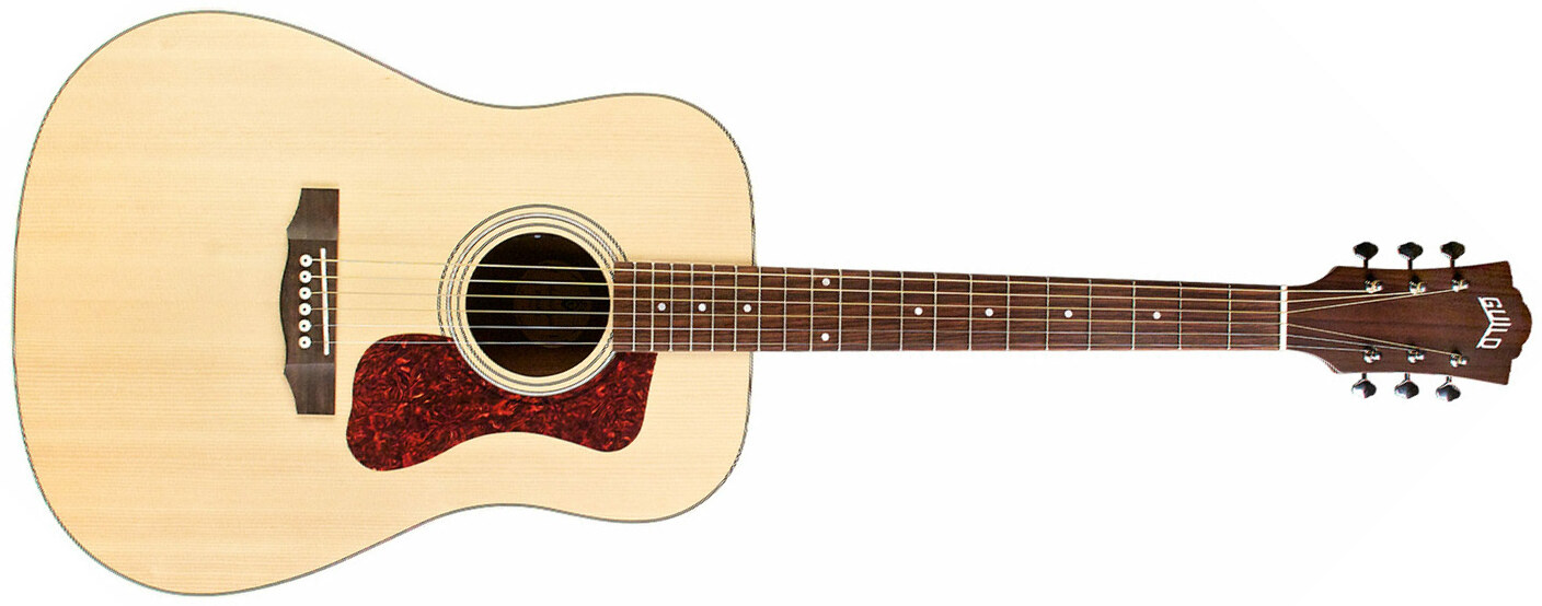 Guild D-240e Westerly Dreadnought Epicea Acajou - Natural - Electro acoustic guitar - Main picture