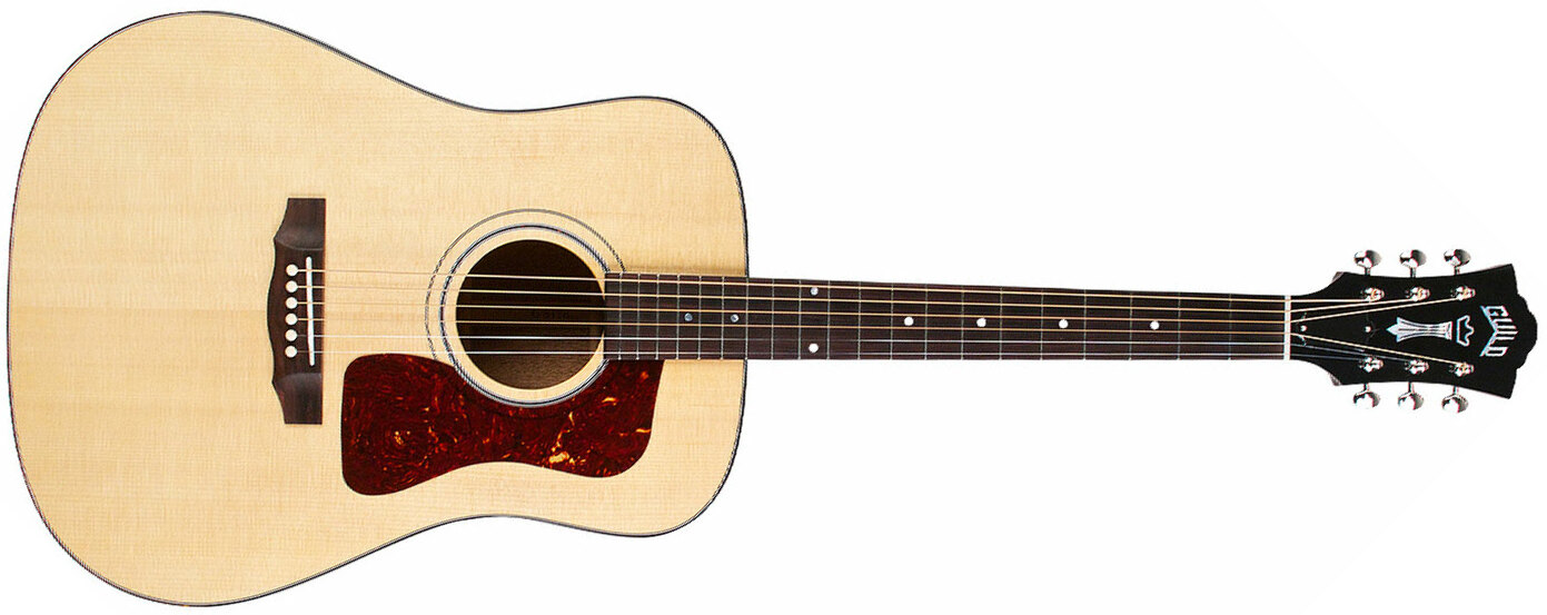 Guild D-40 Traditional Usa Dreadnought Epicea Acajou Rw - Natural - Acoustic guitar & electro - Main picture