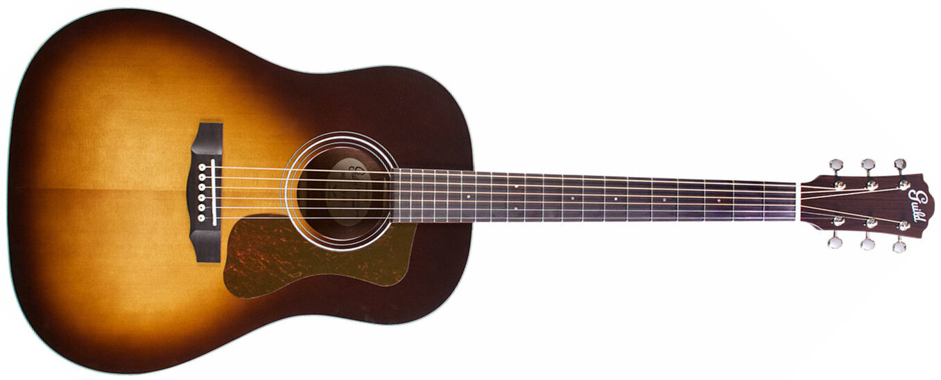 Guild Ds-240 Memoir Westerly Dreadnought Epicea Acajou Pf - Vintage Burst - Acoustic guitar & electro - Main picture