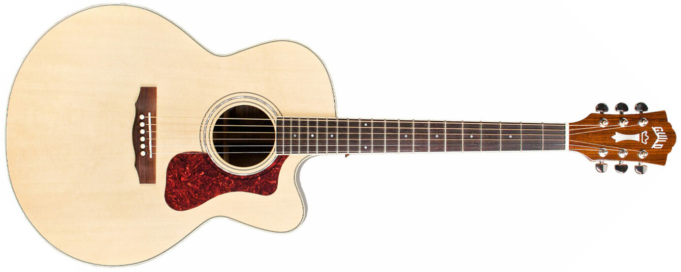 Guild F-150ce Westerly Jumbo Cw Epicea Palissandre - Natural - Electro acoustic guitar - Main picture
