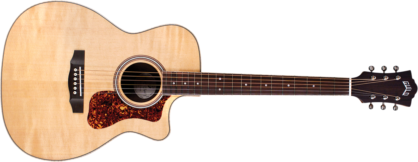 Guild Om-250ce Reserve Westerly Orchestra Cw Epicea Palissandre Pf - Natural - Electro acoustic guitar - Main picture
