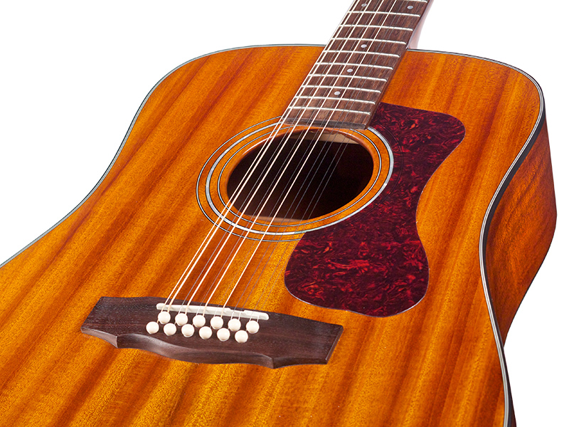 Guild D-1212 Westerly Dreadnought 12c Tout Acajou Rw - Natural - Acoustic guitar & electro - Variation 4