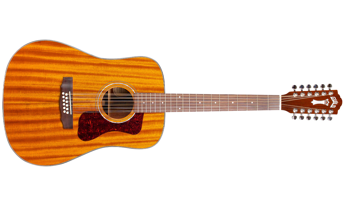 Guild D-1212 Westerly Dreadnought 12c Tout Acajou Rw - Natural - Acoustic guitar & electro - Variation 1