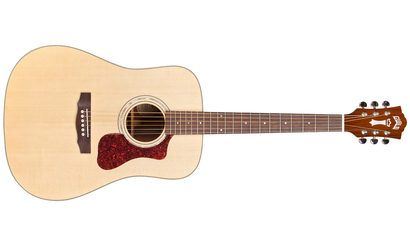 Guild D-140 Westerly Dreadnought Epicea Acajou Rw +etui - Natural - Acoustic guitar & electro - Variation 1