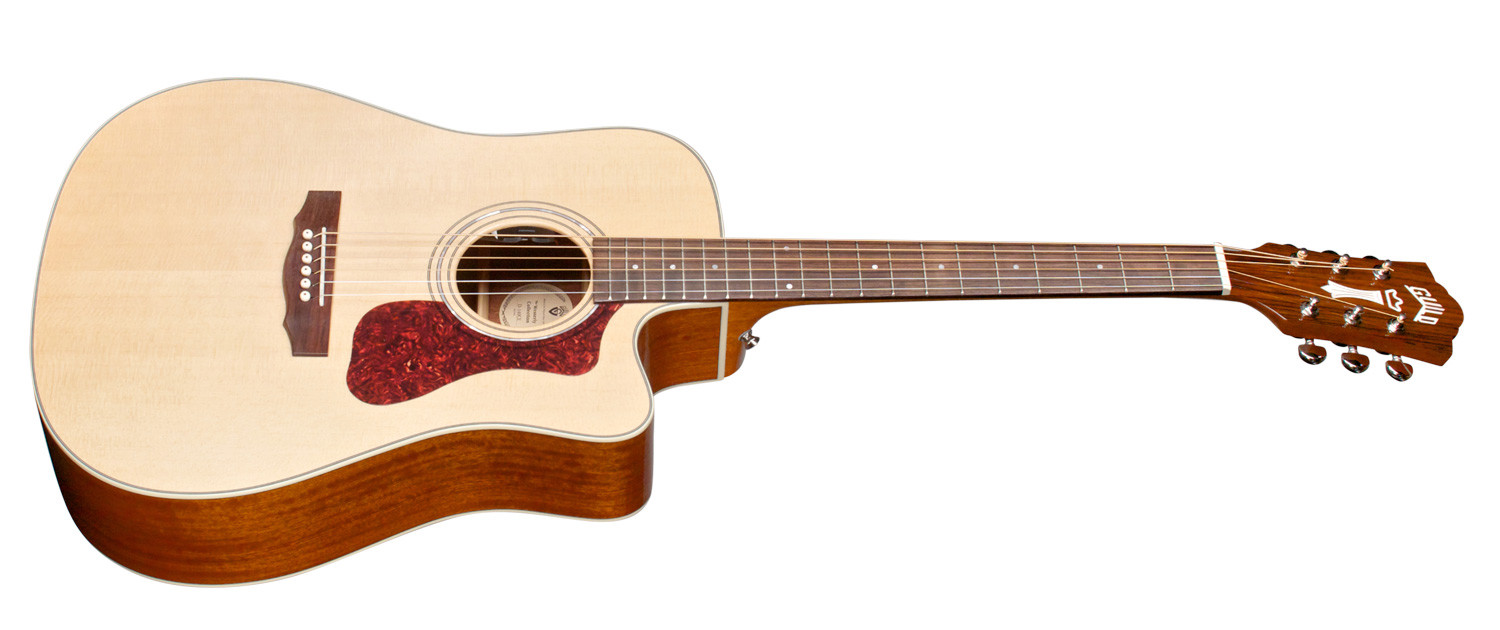 Guild D-140ce Westerly Dreadnought Cw Epicea Acajou Rw +housse - Natural - Acoustic guitar & electro - Variation 2