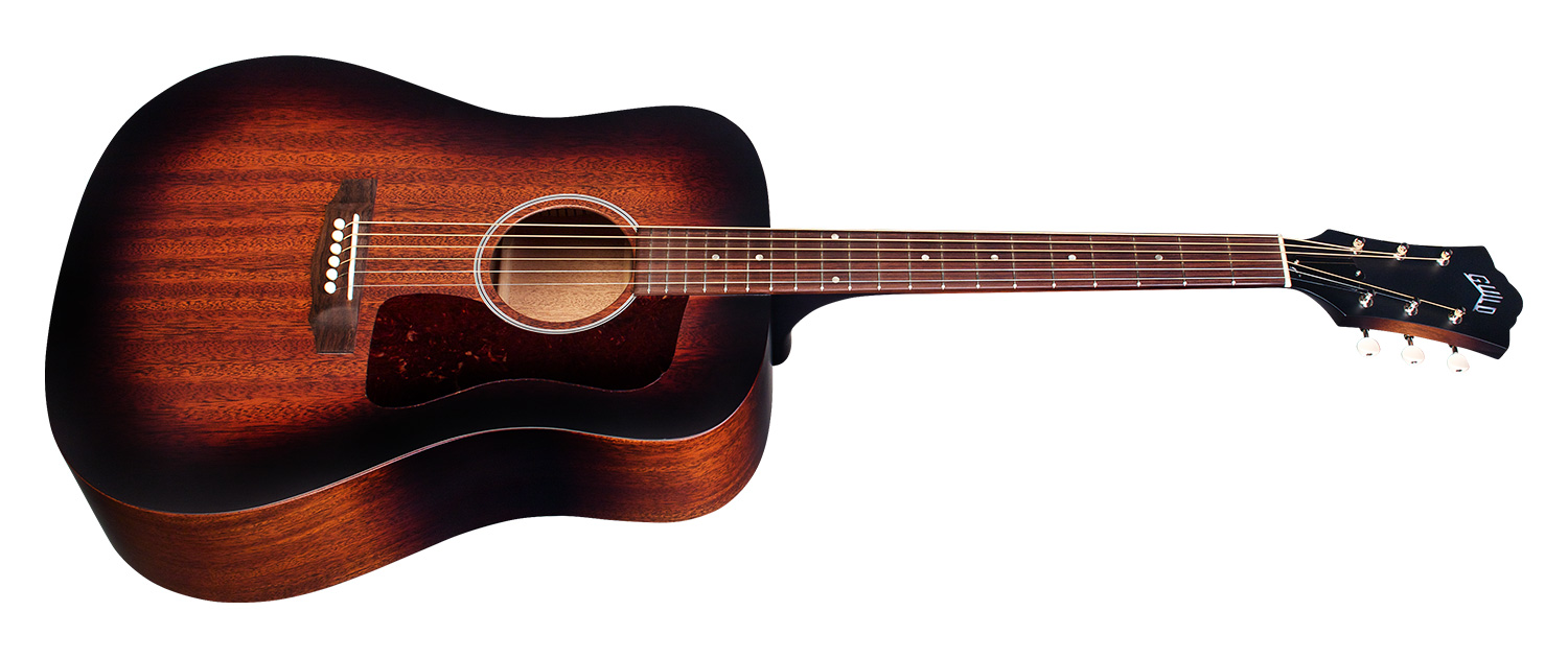 Guild D-20 Usa Dreadnought Tout Acajou Rw +etui - Vintage Sunburst - Acoustic guitar & electro - Variation 1