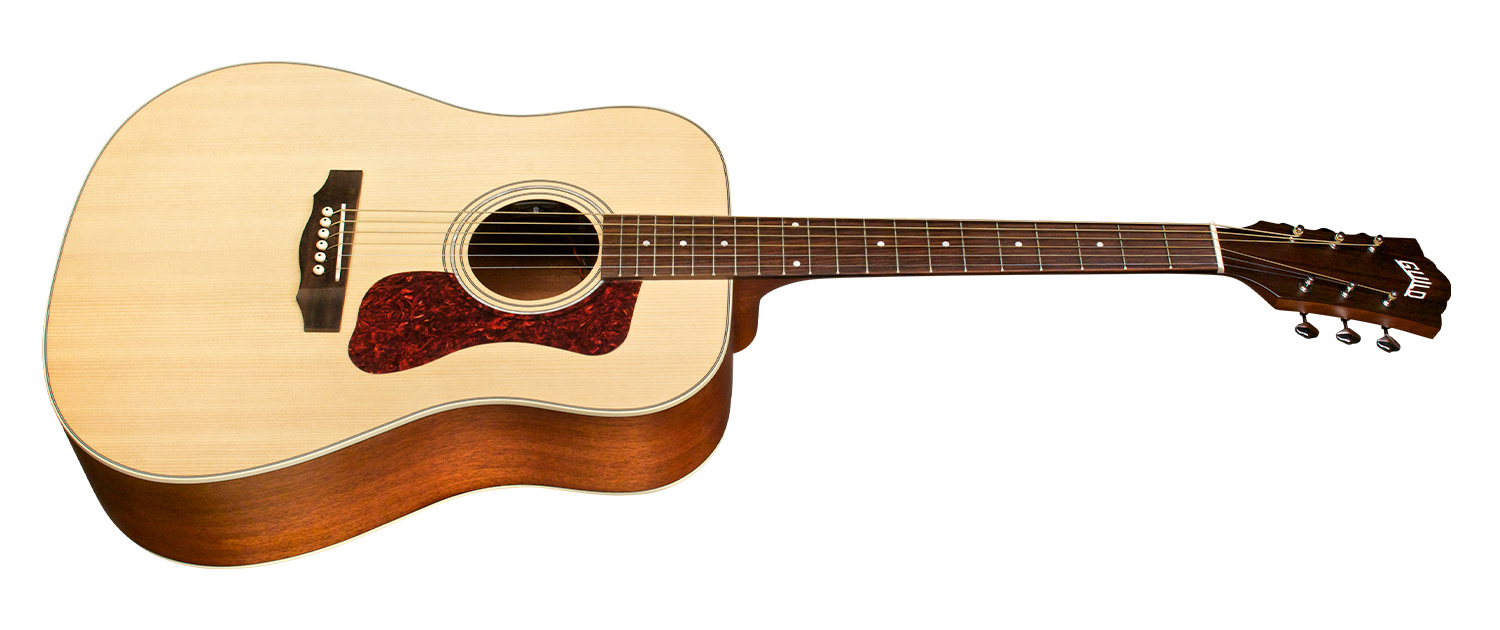 Guild D-240e Westerly Dreadnought Epicea Acajou - Natural - Electro acoustic guitar - Variation 1