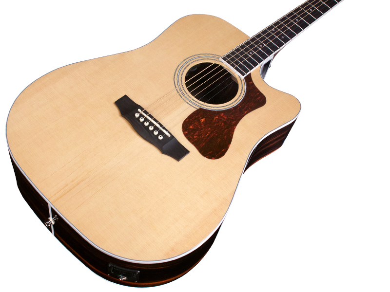 Guild D-260ce Deluxe Westerly Dreadnought Cw Epicea Ebene Pf - Natural - Electro acoustic guitar - Variation 2