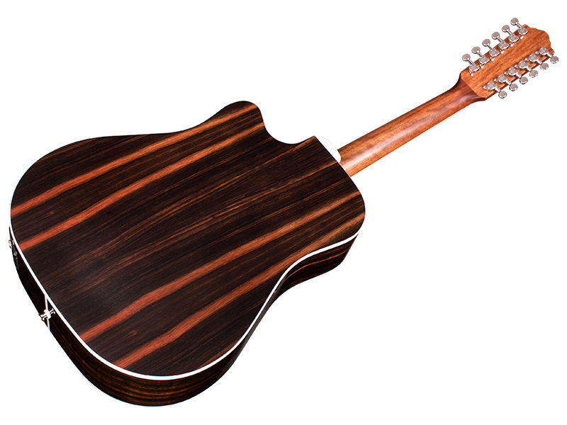 Guild D-2612ce Deluxe Westerly Dreadnought Cw 12c Epicea Ebene Pf - Antique Burst - Electro acoustic guitar - Variation 4