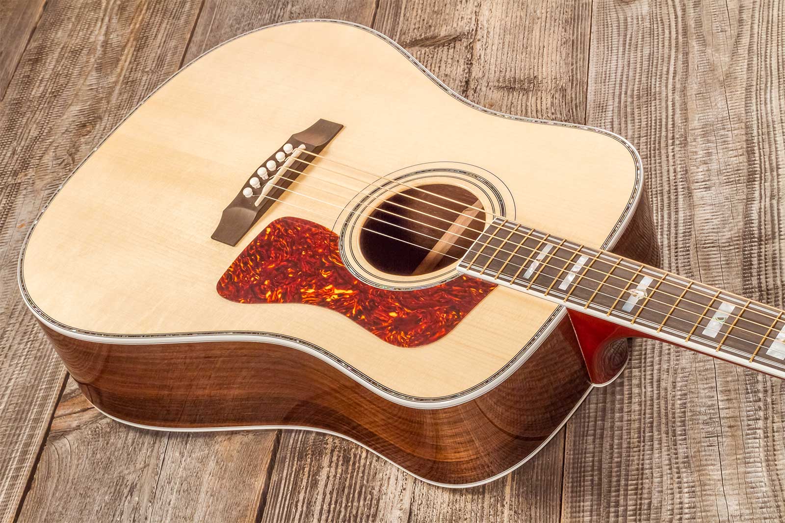 Guild D-55 70th Anniversary Gsr Ltd Usa Dreadnought Epicea Palissandre Rw #c231092 - Natural - Folk guitar - Variation 3