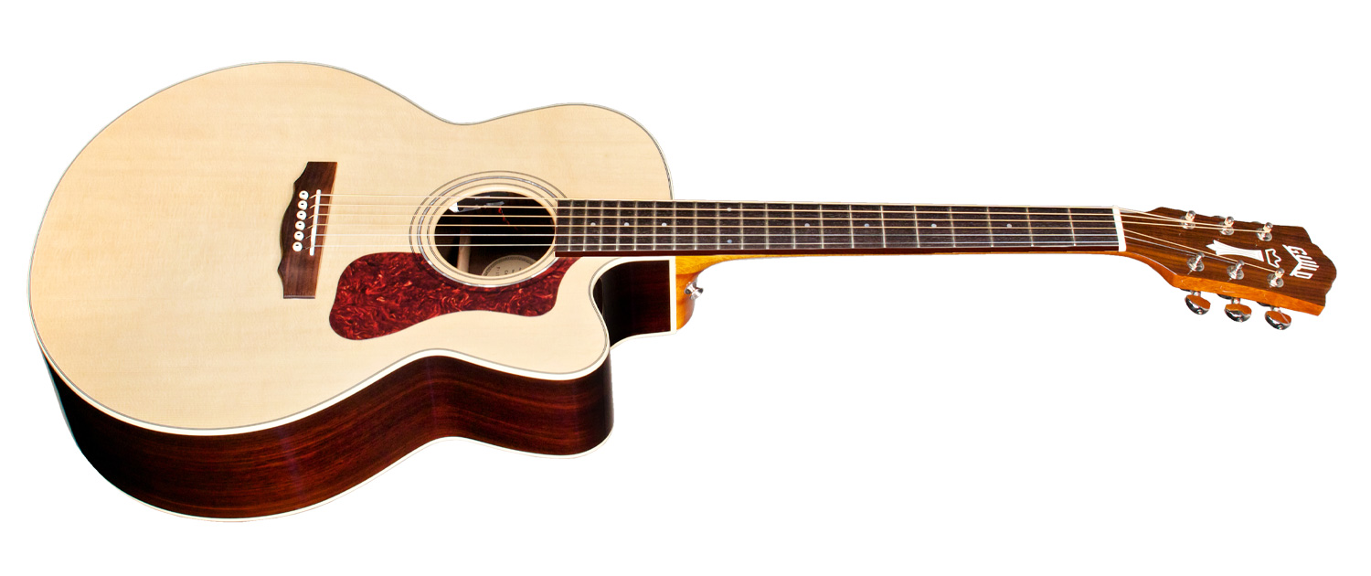 Guild F-150ce Westerly Jumbo Cw Epicea Palissandre - Natural - Electro acoustic guitar - Variation 1
