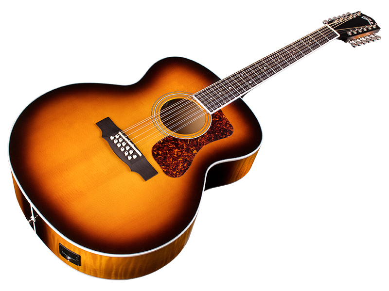 Guild F-2512e Deluxe Westerly Jumbo 12c Epicea Erable Pf - Antique Sunburst - Electro acoustic guitar - Variation 2