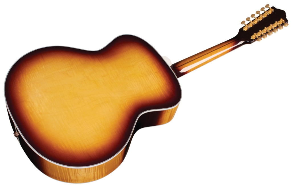 Guild F-512e Maple Usa Jumbo 12c Epicea Erable Eb - Antique Burst - Folk guitar - Variation 3
