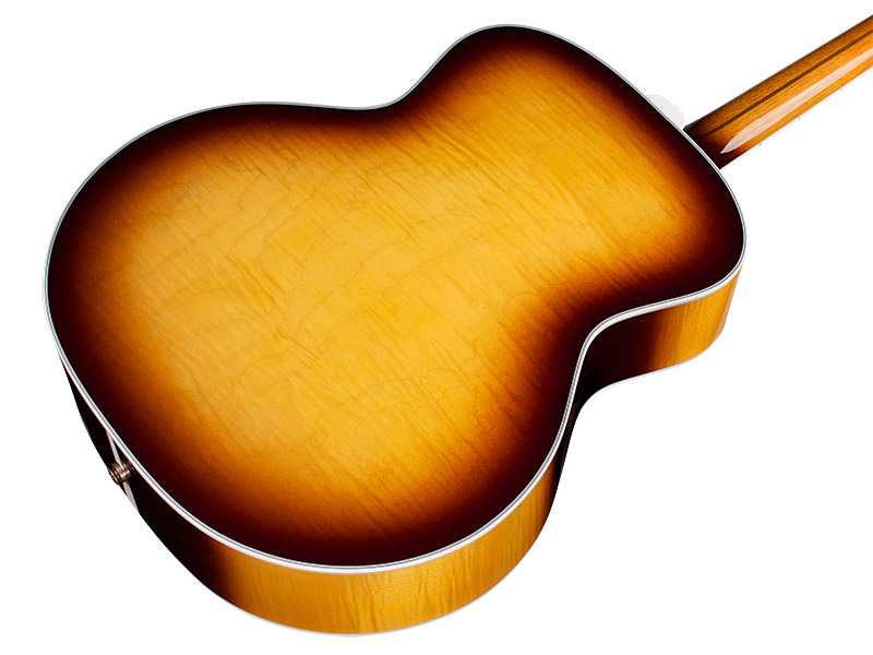 Guild F-55e Maple Usa Jumbo Epicea Erable Eb - Antique Sunburst - Electro acoustic guitar - Variation 4