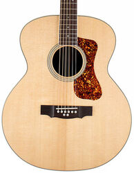 Electro acoustic guitar Guild BT-258E Deluxe 8-string Baritone Newark St - Natural