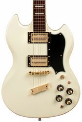 Signature electric guitar Guild Newark St. Kim Thayil Polara - Vintage white