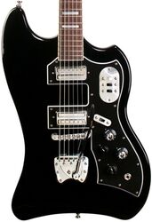 Retro rock electric guitar Guild S-200 T-Bird - Noir