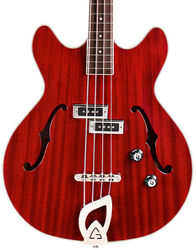 Semi & hollow-body electric bass Guild Starfire I Bass Newark St. Collection - Cherry red