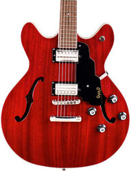 Semi-hollow electric guitar Guild Starfire I DC Newark ST - Cherry red