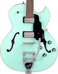 Semi-hollow electric guitar Guild Starfire I SC Newark ST - Seafoam green