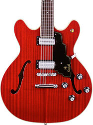Semi-hollow electric guitar Guild Starfire IV ST-12 Newark ST - Cherry red