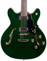 Semi-hollow electric guitar Guild Starfire IV ST Maple - Emerald green