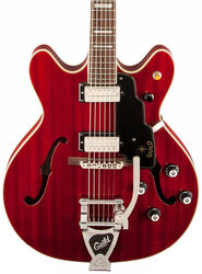 Semi-hollow electric guitar Guild Starfire V Bigsby - Cherry red