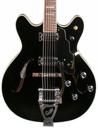 Semi-hollow electric guitar Guild Starfire V Bigsby - Black