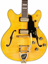 Semi-hollow electric guitar Guild Starfire VI Bigsby - Natural